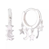 Argola lua e estrela