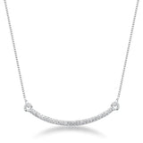 Gargantilha curva cravejada