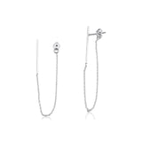 Brinco fio corrente bastão