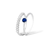 kit blue Lovers aparador crav+solitário azul