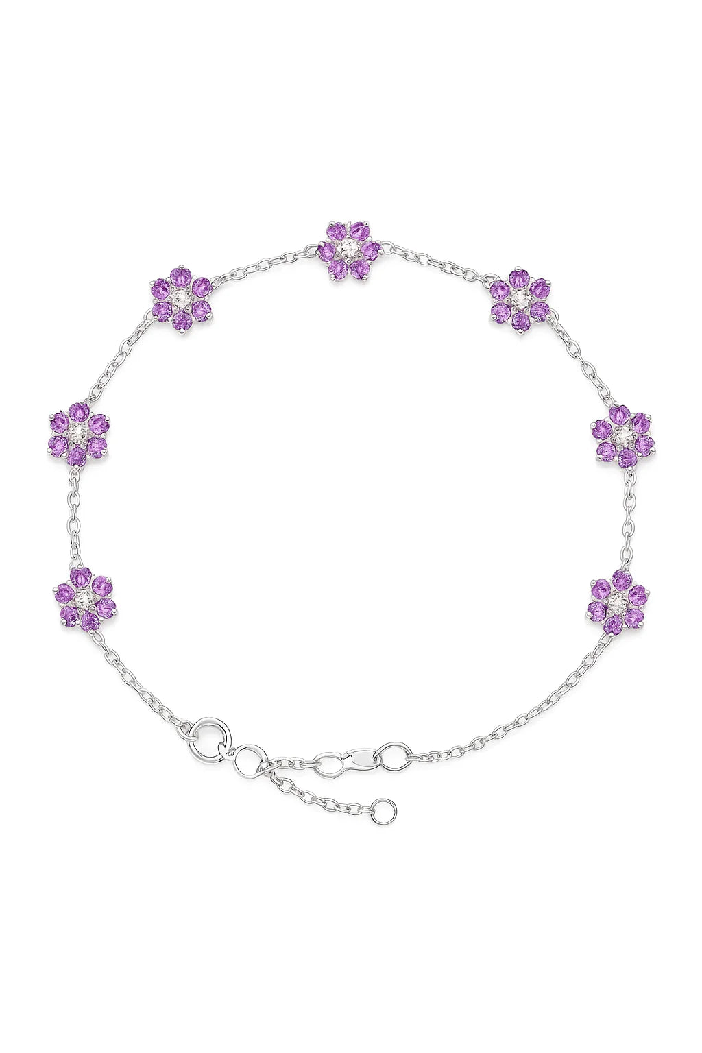 Pulseira Flowers Rosa