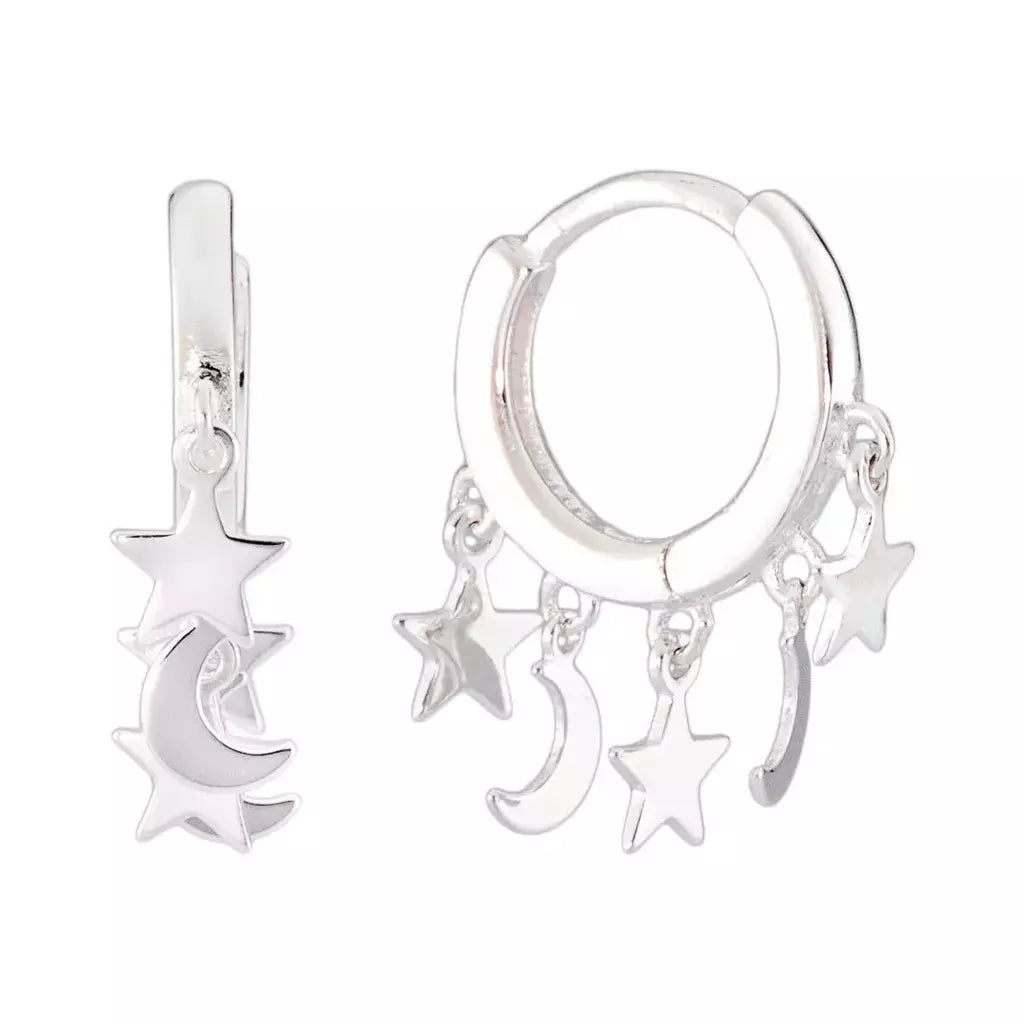 Argola lua e estrela