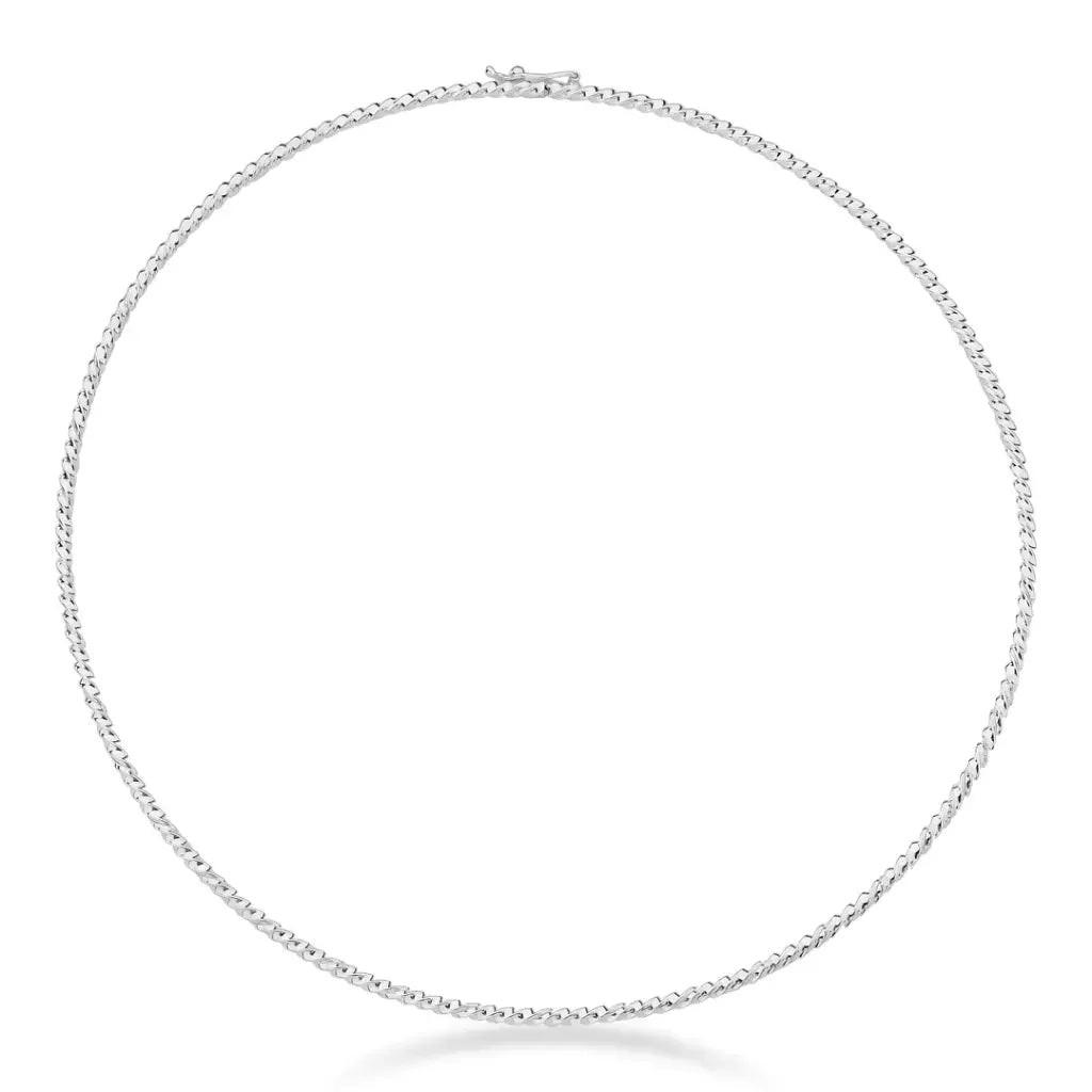 Choker aro rígida torcida