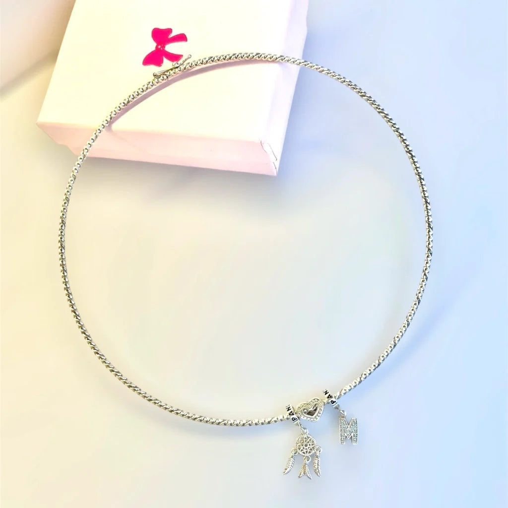 Choker aro rígida torcida