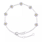 Pulseira Flowers Lilás