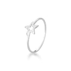 Anel estrela liso