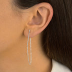 Brinco fio corrente bastão