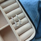 Argola cravejada lua