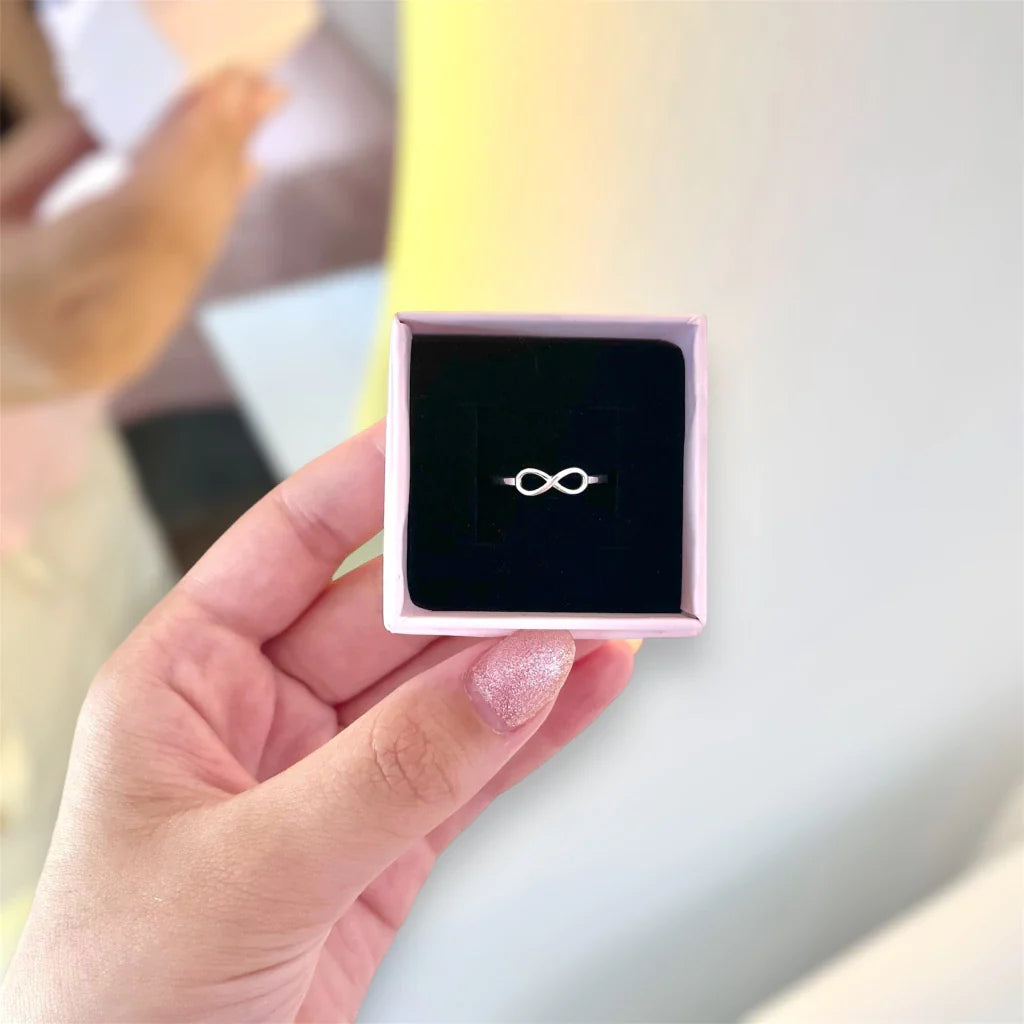 Kit 2 aneis infinito