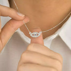 Colar olho grego cravejado