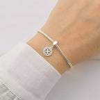 Berloque trevo cravejado